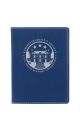 Blue/Silver Laserable Leatherette Passport Holder - GFT843